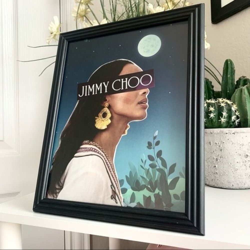 Jimmy Choo Theme Handmade 8x10 Fashion Collage